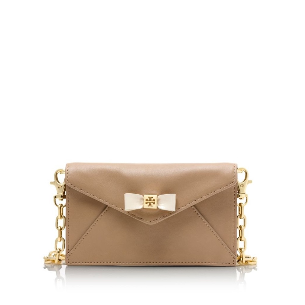 Tory burch bow envelope crossbody